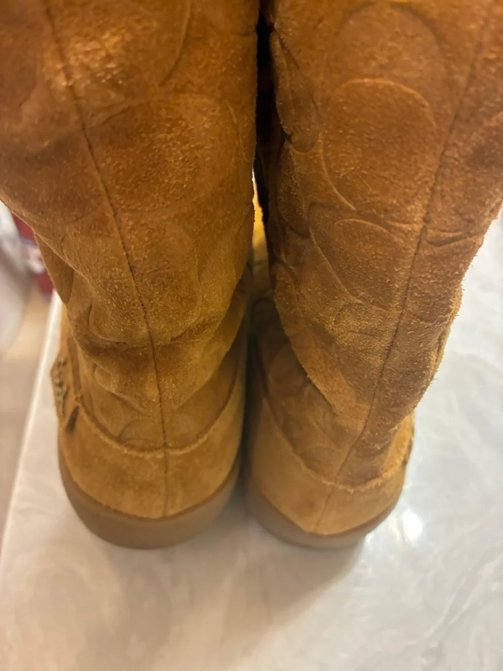 Coach Suede‎ Boot in Tan
